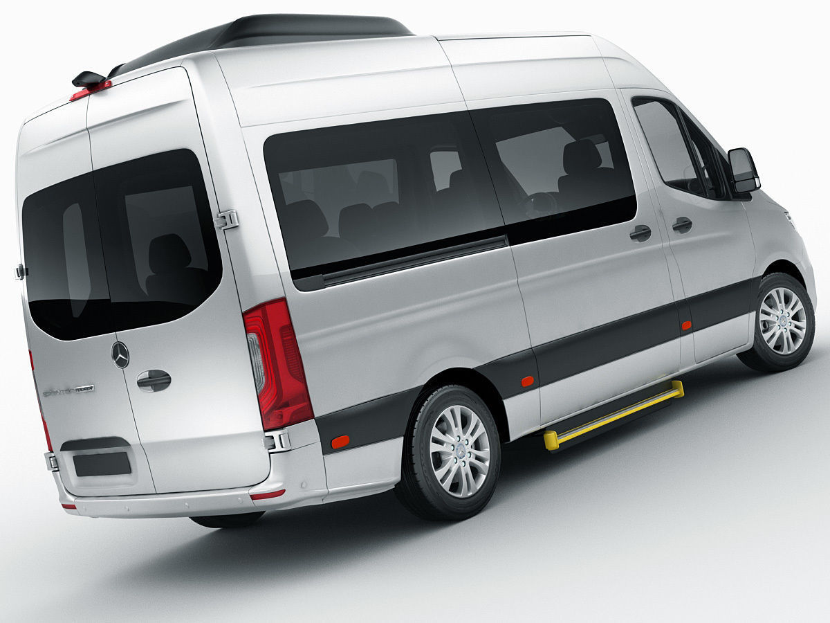 Mercedes Sprinter Tourer 2018 high roof 3D model_8
