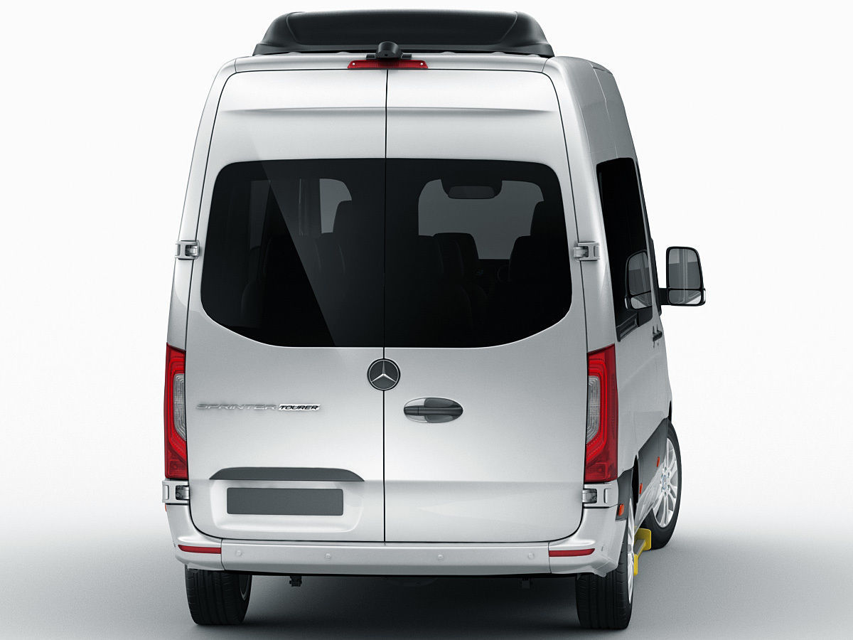 Mercedes Sprinter Tourer 2018 high roof 3D model_10