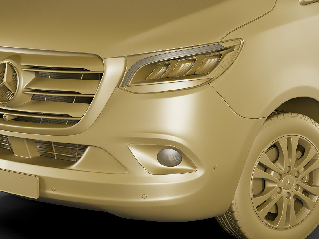 Mercedes Sprinter Tourer 2018 high roof 3D model_17