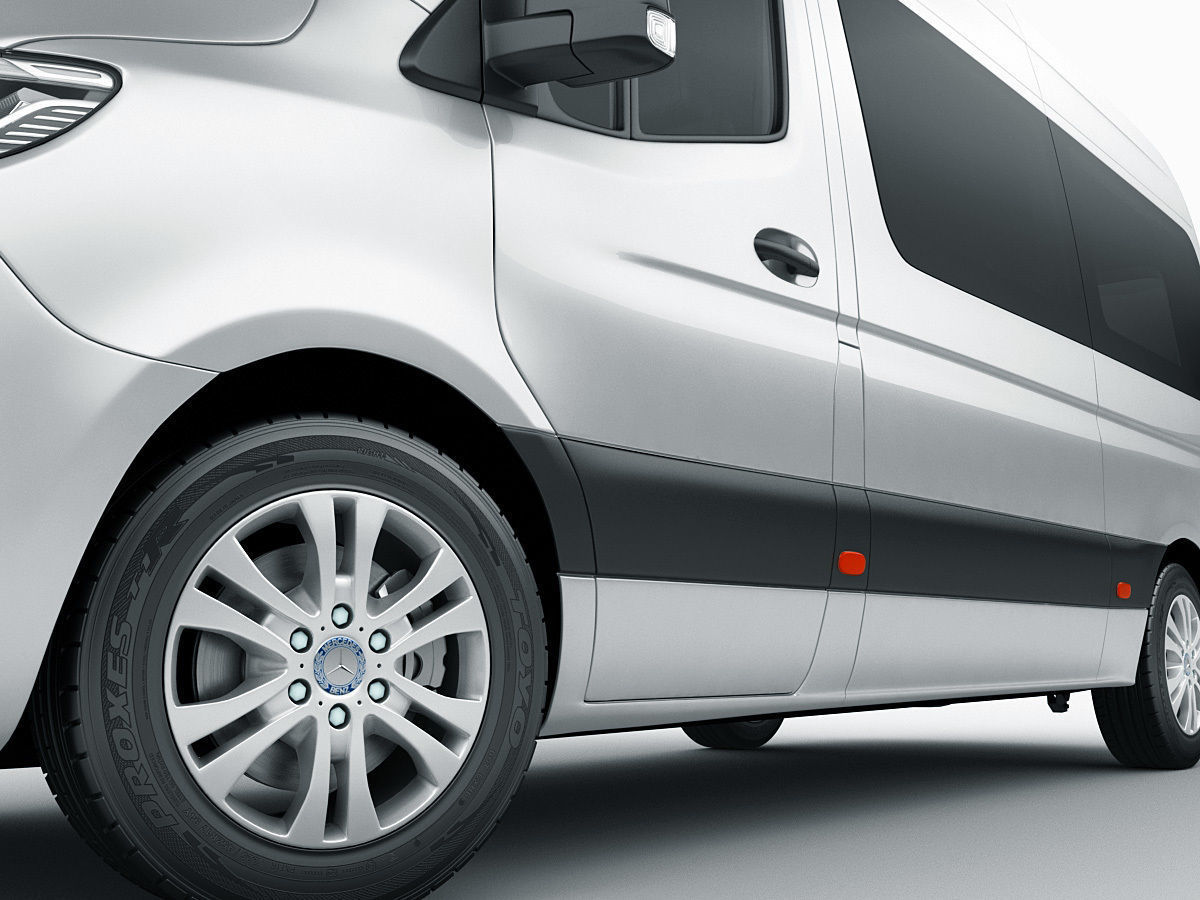 Mercedes Sprinter Tourer 2018 high roof 3D model_11