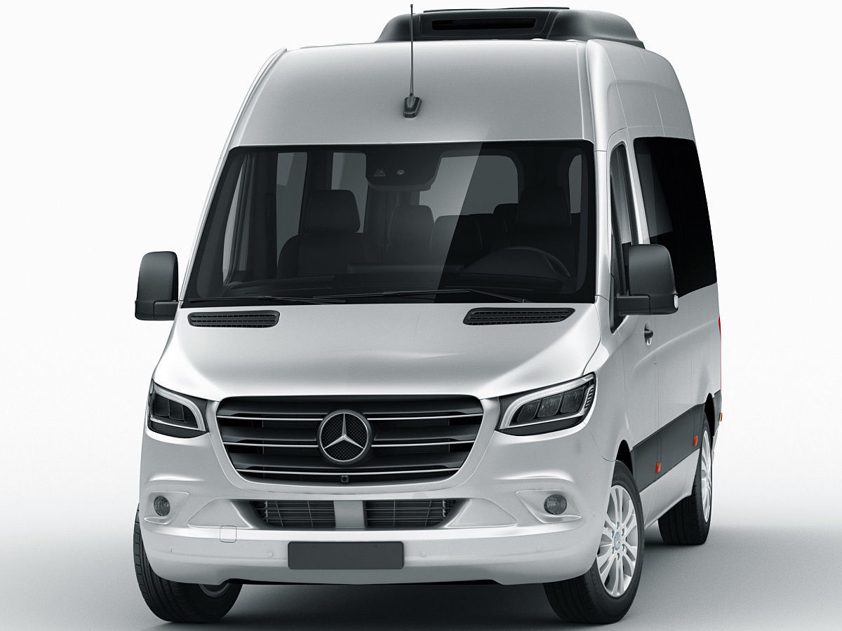 Mercedes Sprinter Tourer 2018 high roof 3D model_9