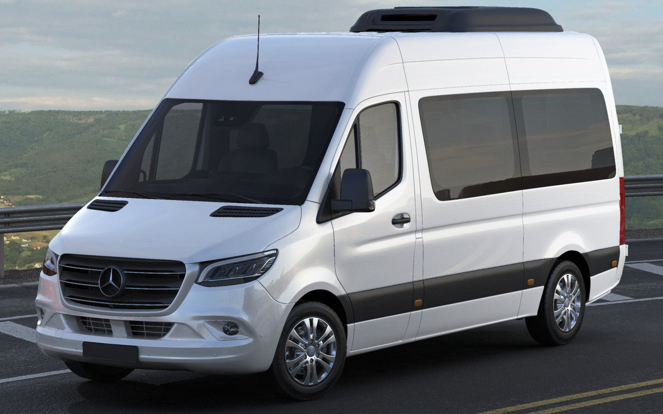 Mercedes Sprinter Tourer 2018 high roof 3D model_13
