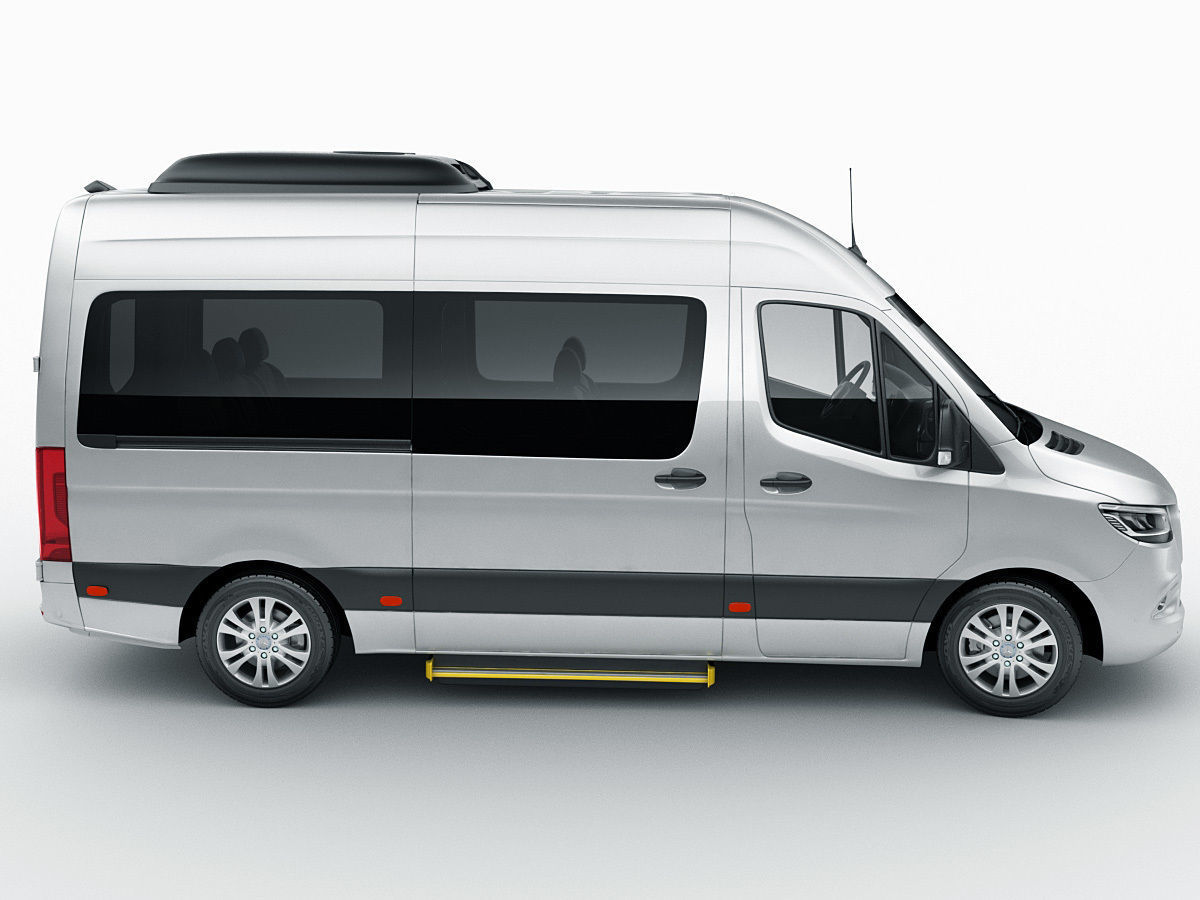 Mercedes Sprinter Tourer 2018 high roof 3D model_2