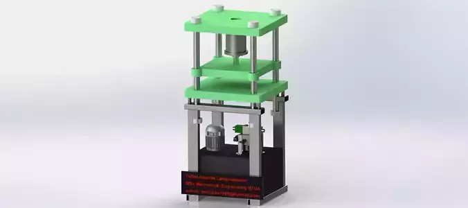 Vertical press brake 50 tons 3D model