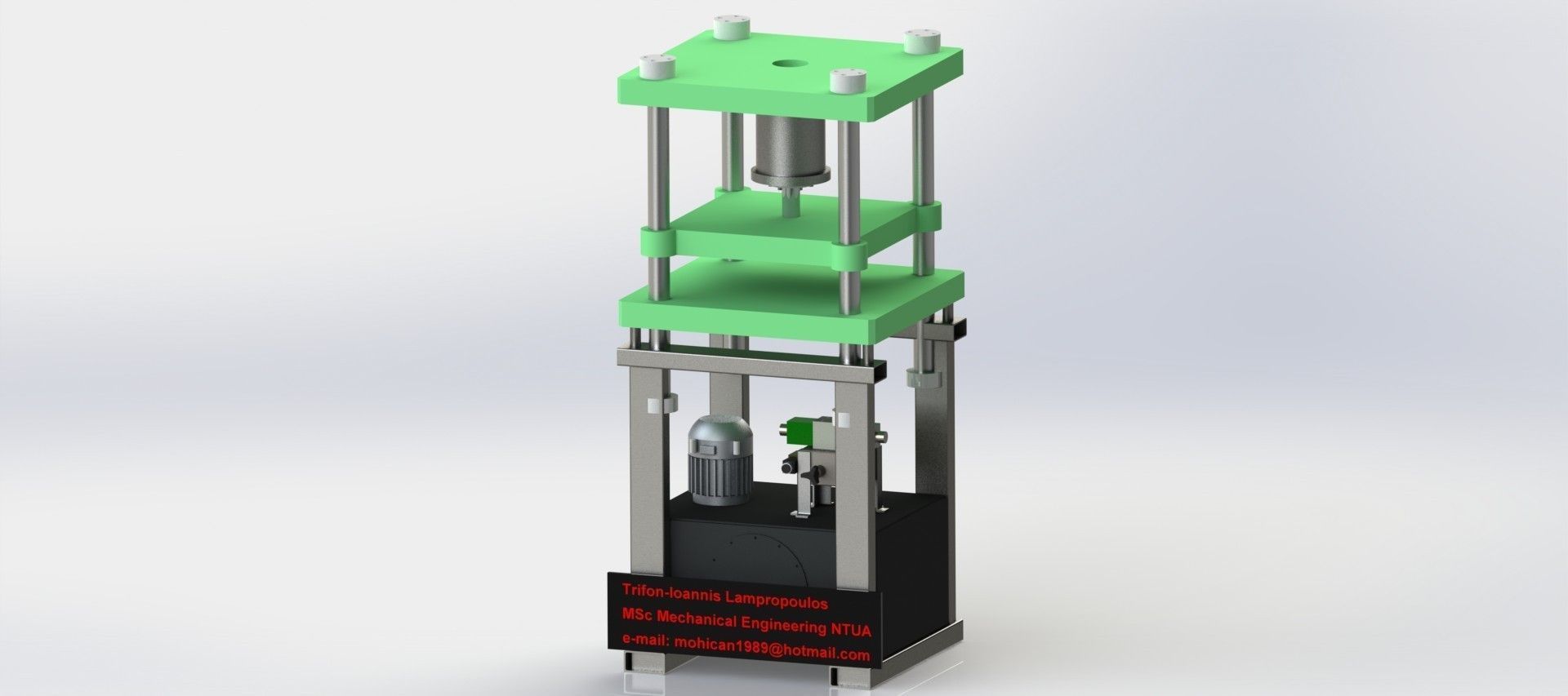 Vertical press brake 50 tons 3D model CGTrader