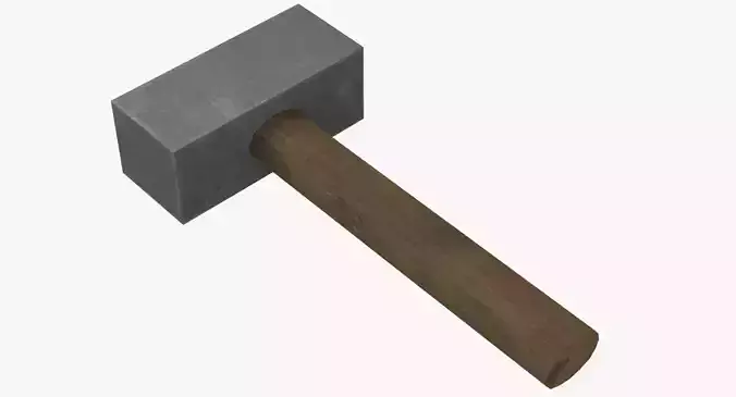 hammer Low-poly 3D model