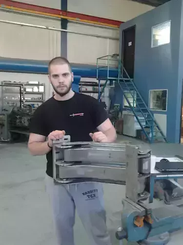 White Marine Pantograph Hinge 1692 degrees