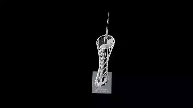 Canton Tower 3D model