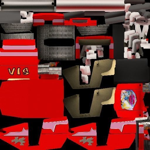 Fairground rides collection Low-poly 3D model_35