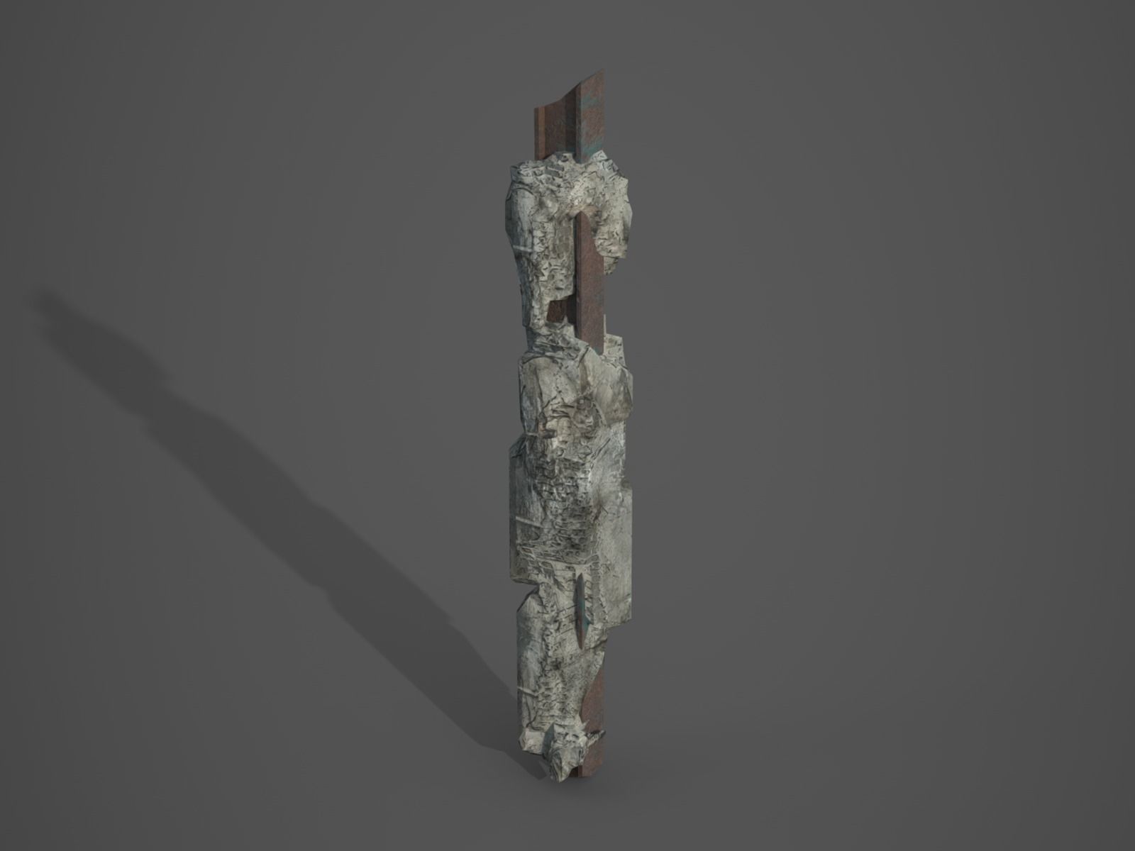 Rubble and Debris - Collection 1 Low-poly 3D model_33