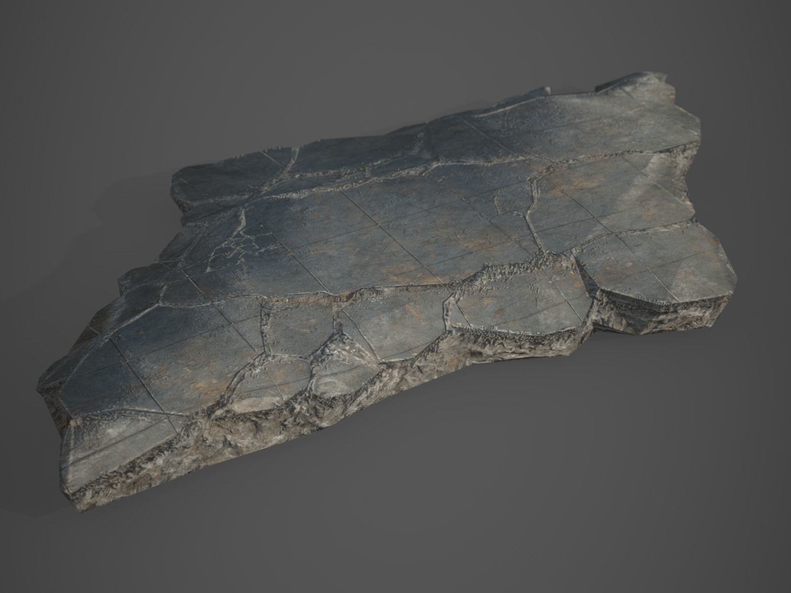 Rubble and Debris - Collection 1 Low-poly 3D model_10