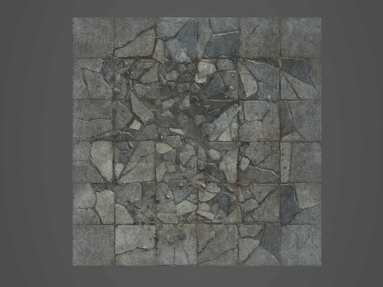 Rubble and Debris - Collection 1 Low-poly 3D model_29