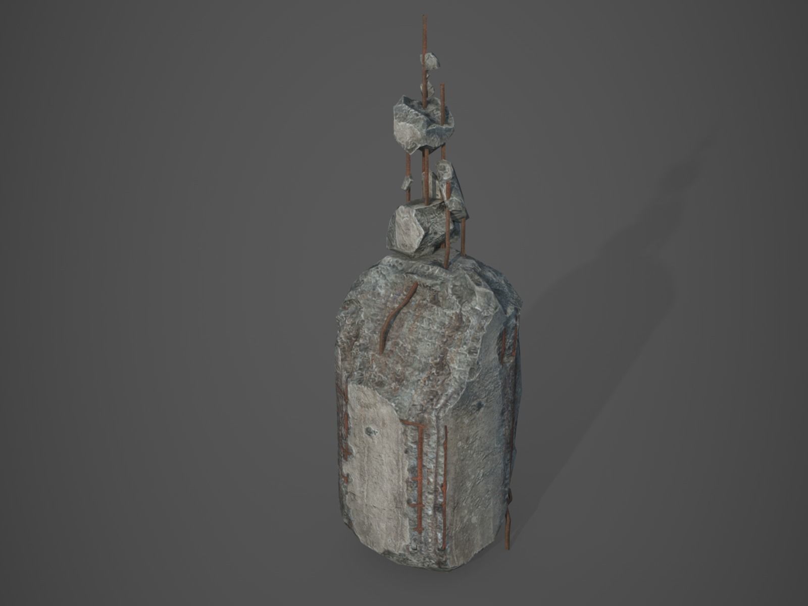 Rubble and Debris - Collection 1 Low-poly 3D model_12