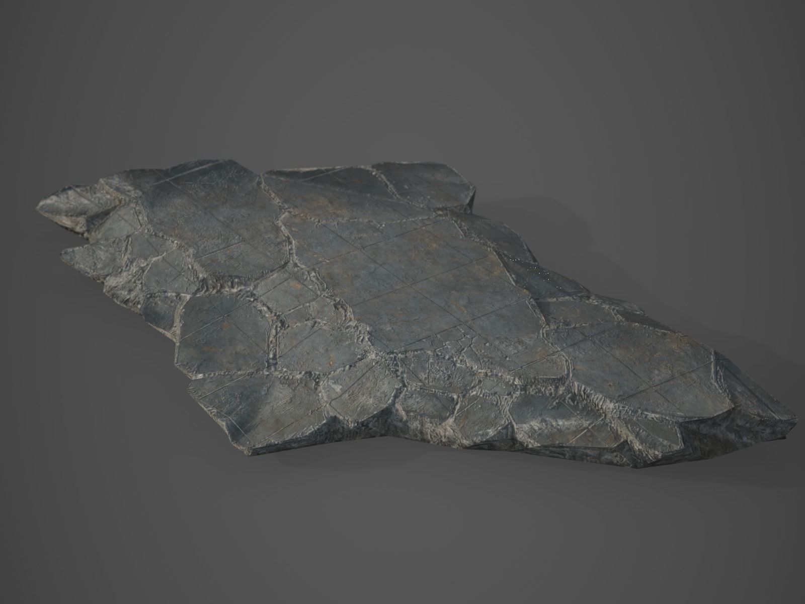 Rubble and Debris - Collection 1 Low-poly 3D model_7
