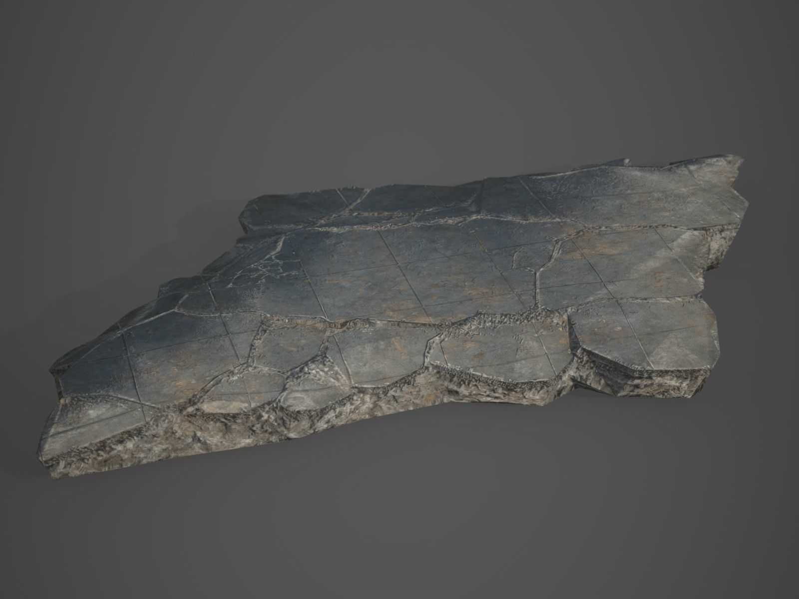 Rubble and Debris - Collection 1 Low-poly 3D model_8