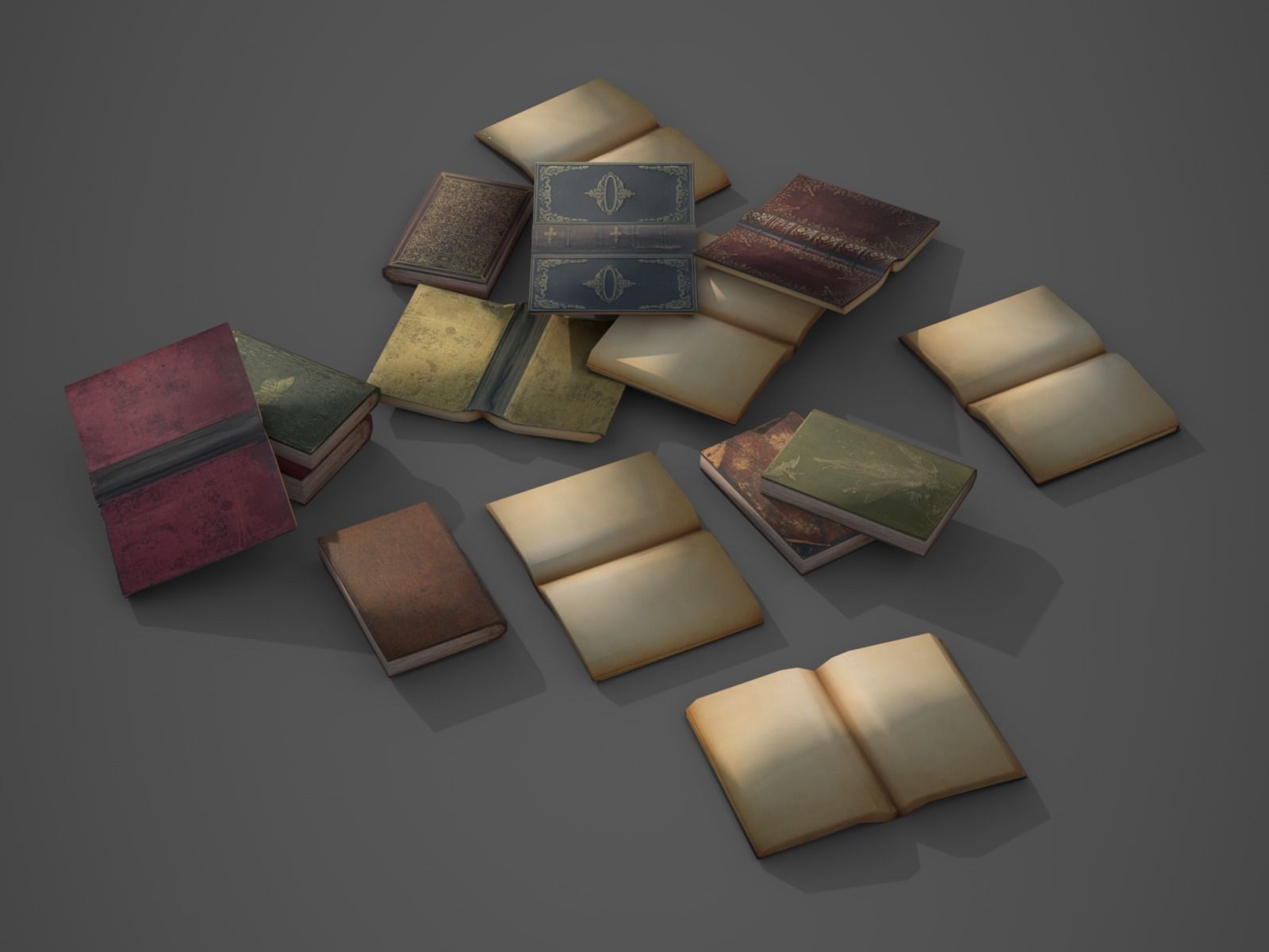 Rubble and Debris - Collection 1 Low-poly 3D model_26