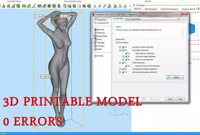 Panty silver sculpture of woman