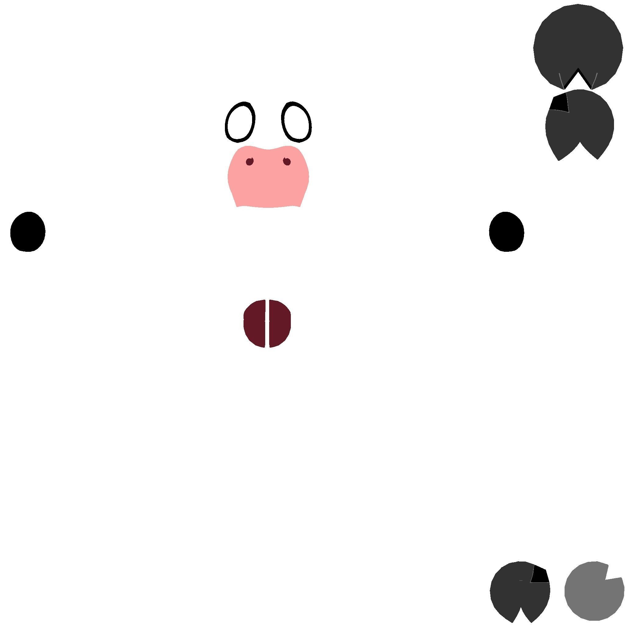 baby cow Free 3D model_7