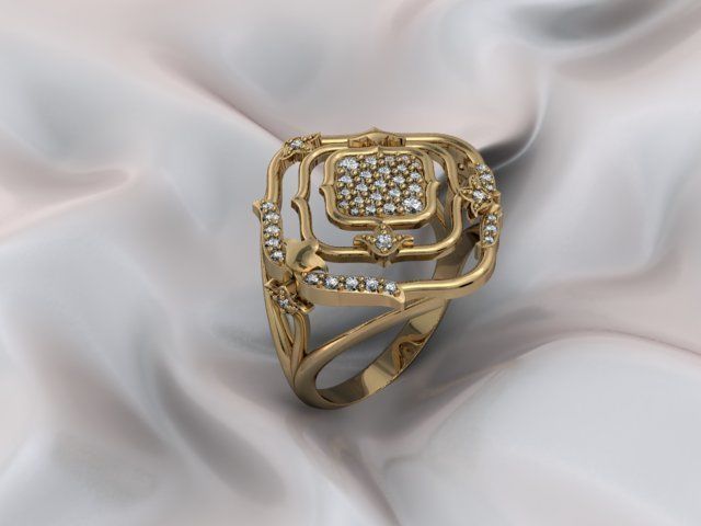 Jewerly ring 3D model_1