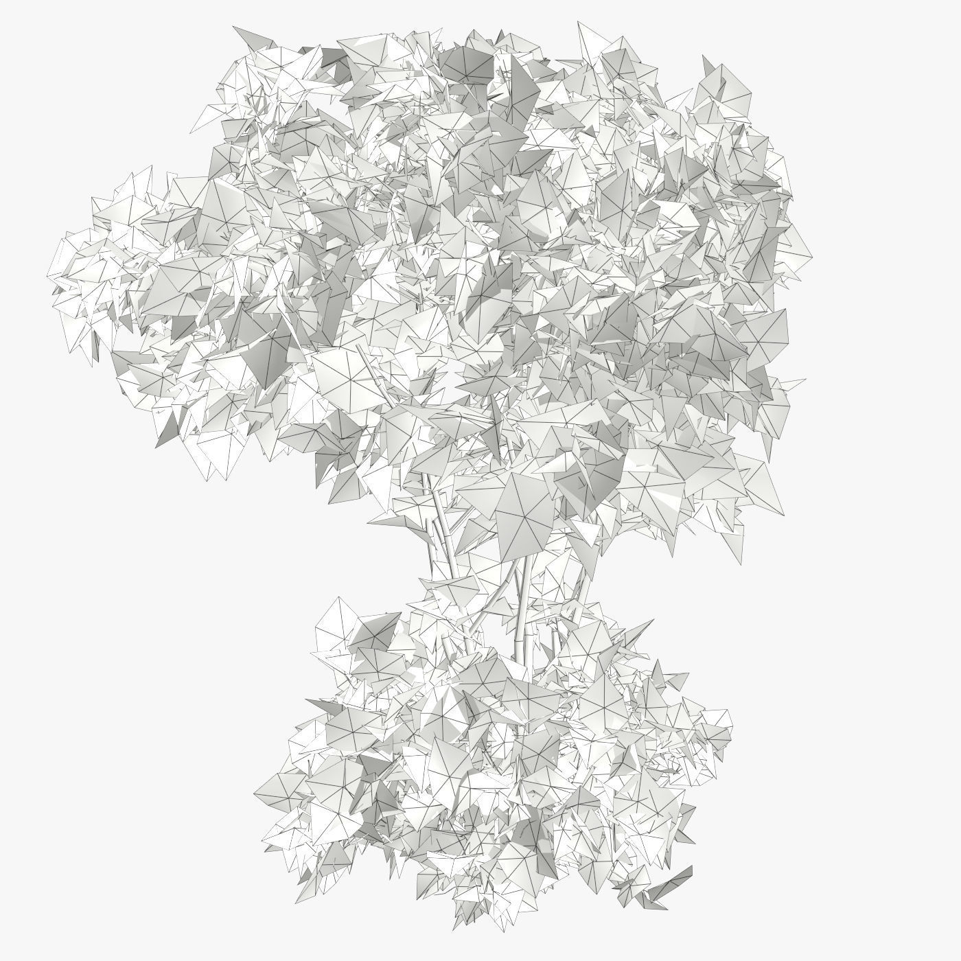 Hazelnut tree red 3D model_3