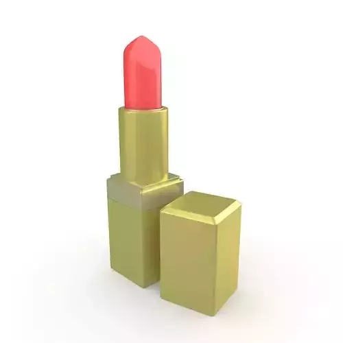 3D Lipstick Gold