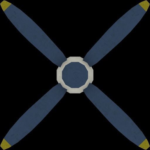 Mobile airliners Low-poly 3D model_7