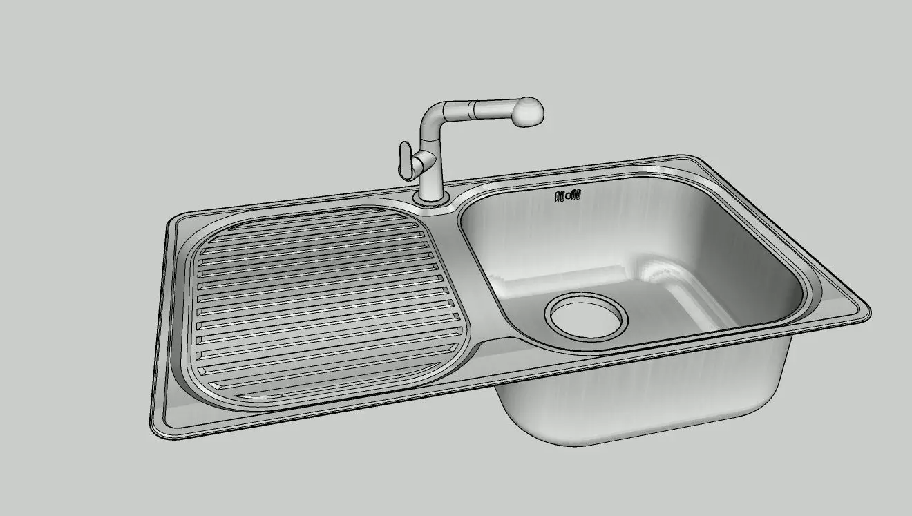 Sink 02 Free 3D model