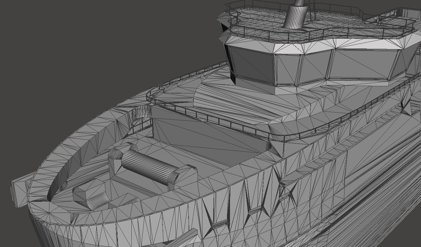 Live Fish Carrier Vessel Ship 3D model 3D model_9