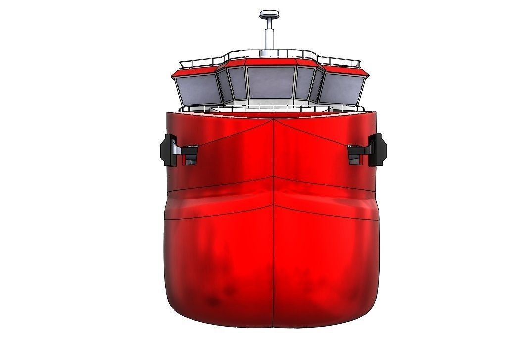 Live Fish Carrier Vessel Ship 3D model 3D model_5