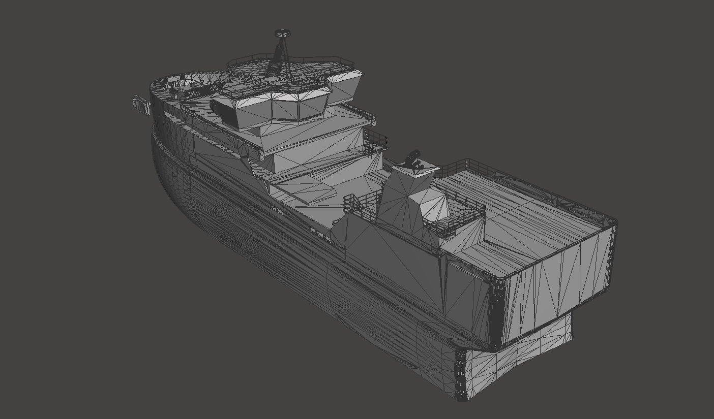 Live Fish Carrier Vessel Ship 3D model 3D model_14
