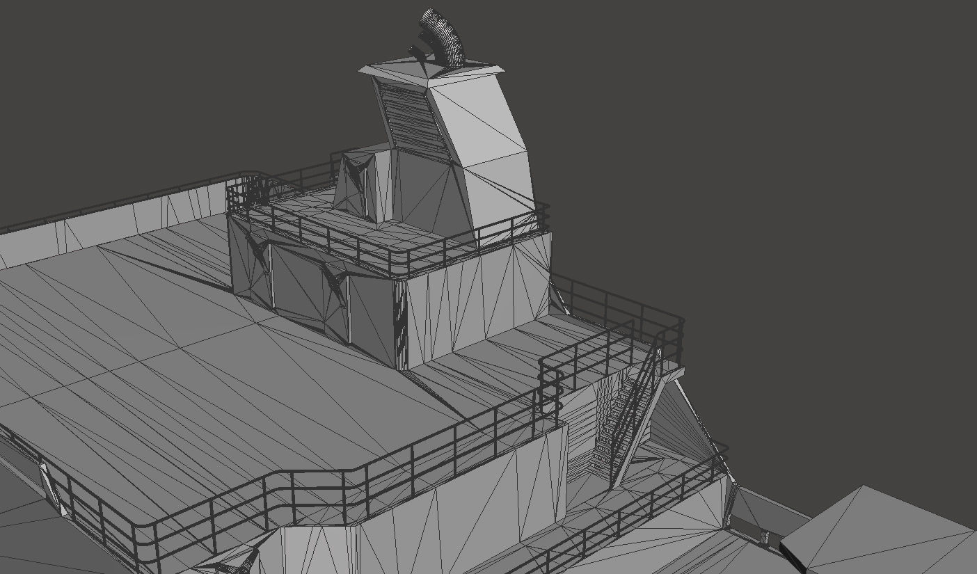 Live Fish Carrier Vessel Ship 3D model 3D model_11