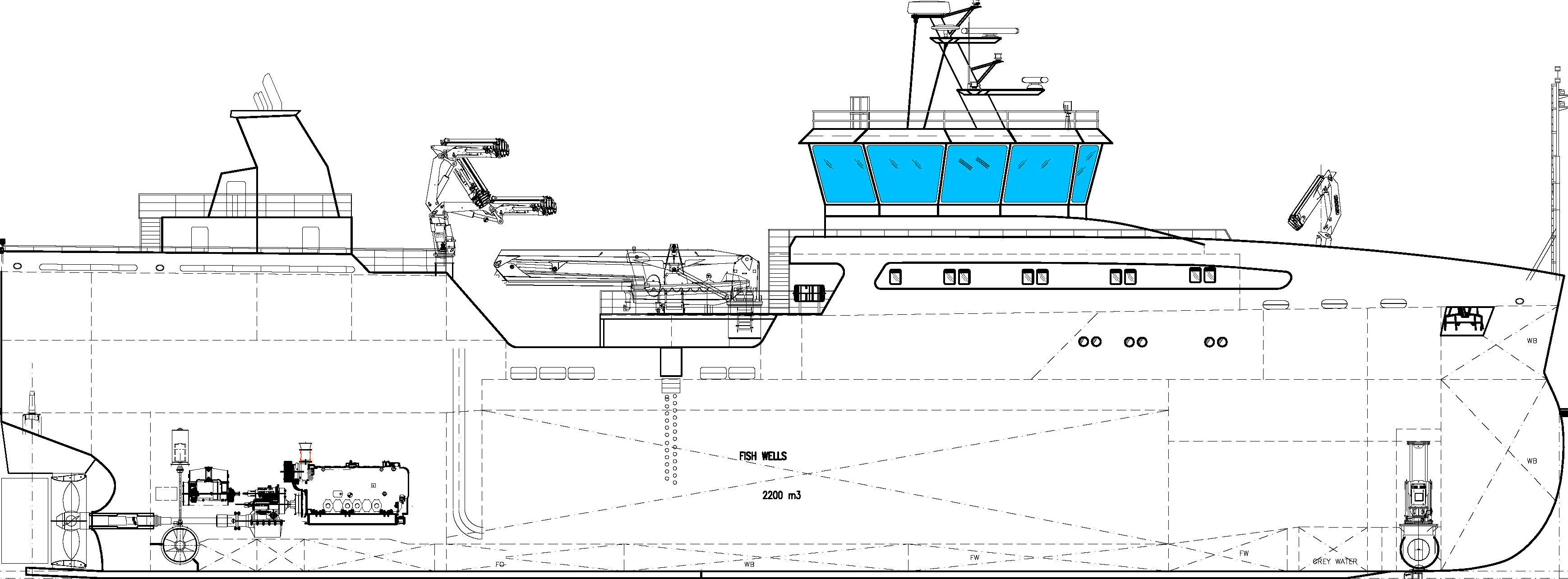 Live Fish Carrier Vessel Ship 3D model 3D model_8