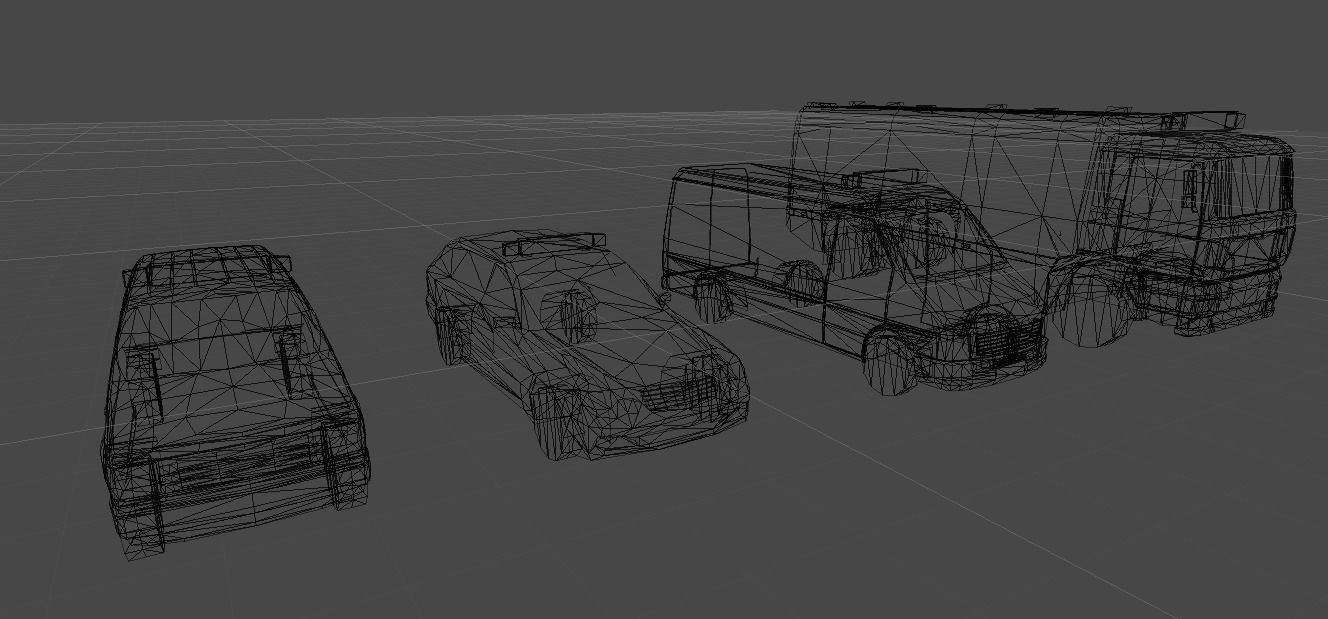 Mobile firefighting vehicles Low-poly 3D model_5
