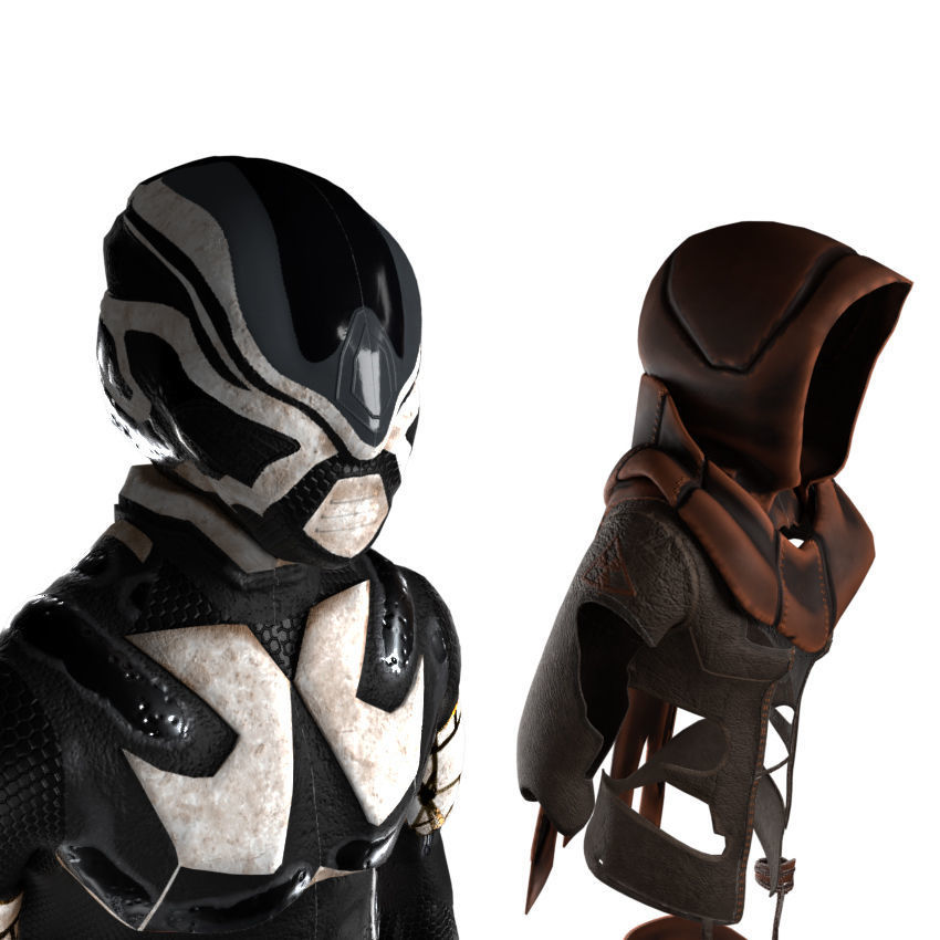 Scifi Character PBR 3D model_29
