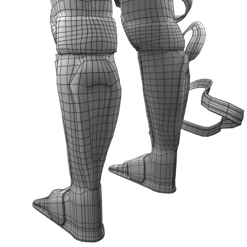 Scifi Character PBR 3D model_37