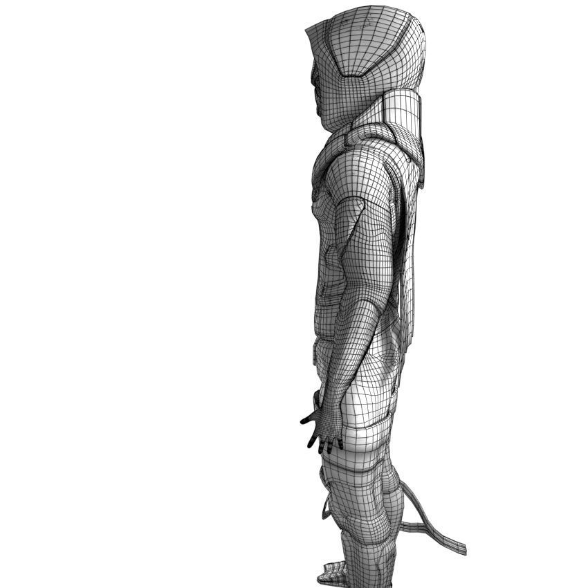 Scifi Character PBR 3D model_26