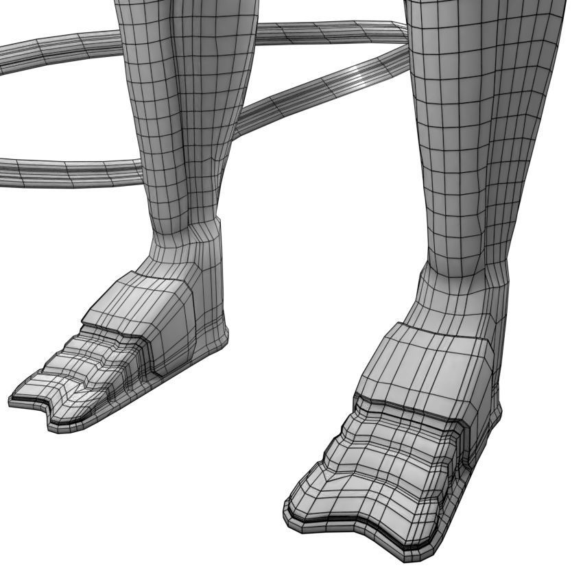 Scifi Character PBR 3D model_32