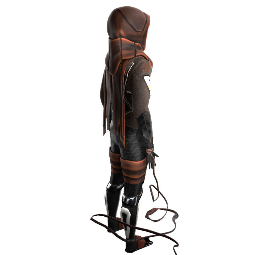 Scifi Character PBR 3D model_7