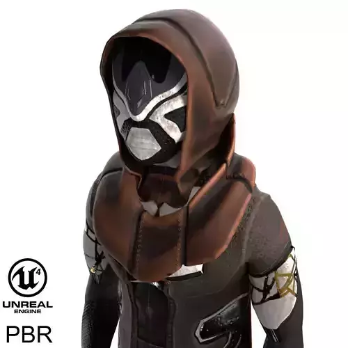 Scifi Character PBR 3D model