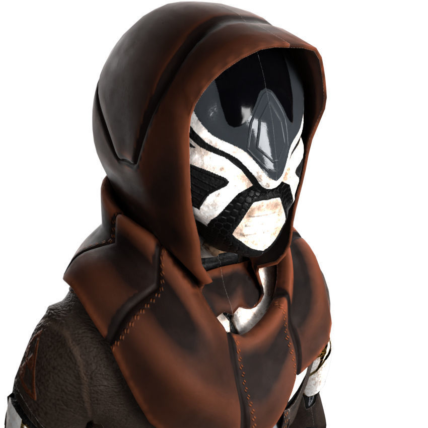 Scifi Character PBR 3D model_13