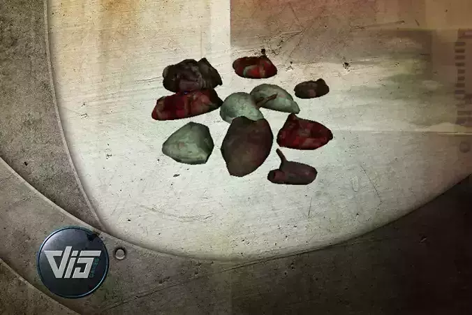 Mobile body splatter parts