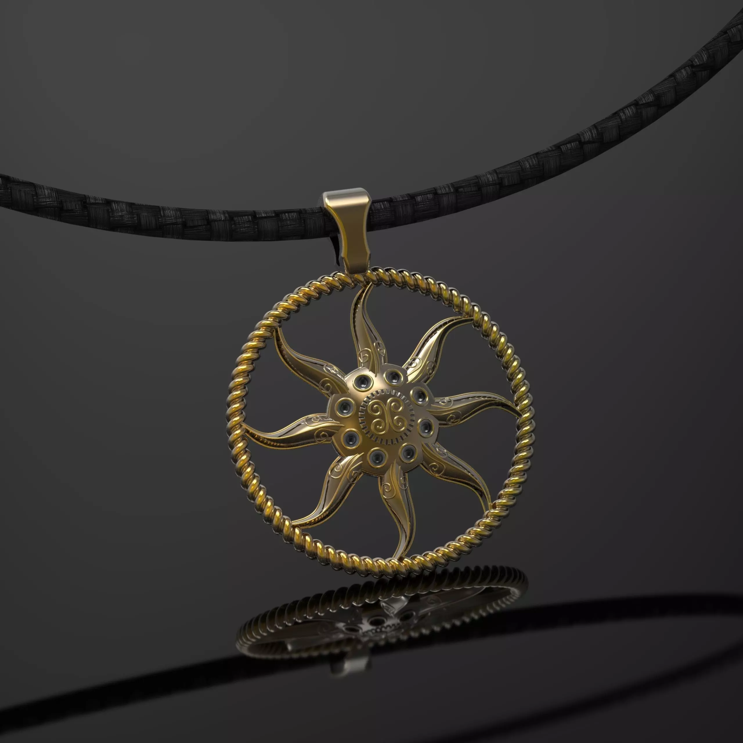 Pendant Star of the Asura 3D print model