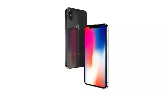 iPhone X Detailed 3D Model - 3D Printing Ready - 
