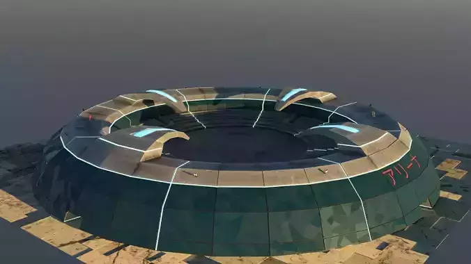 Amphitheater with bonus props