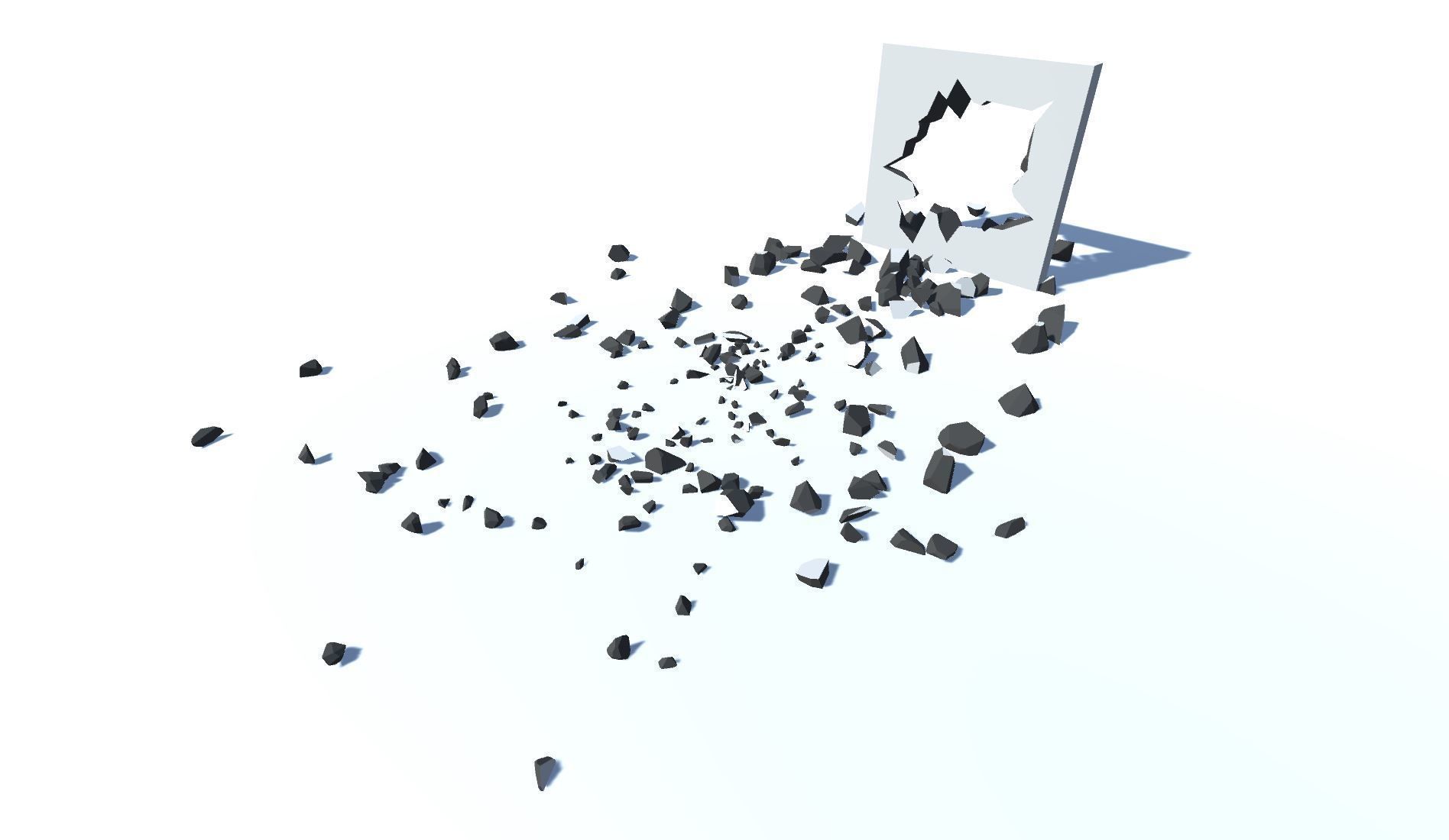 Low Poly Fracture Animations Low-poly 3D model_2