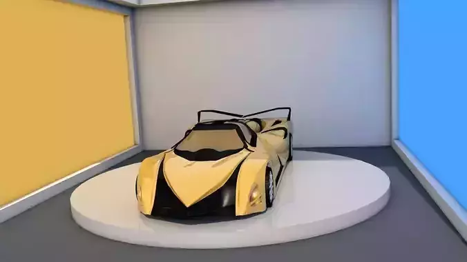 devel sixteen prototype   Free low-poly 3D model