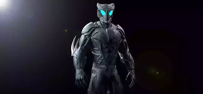Cyber Mutant Zbrush Concept Model 3D model