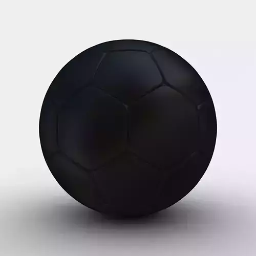 sccer ball black 3D model