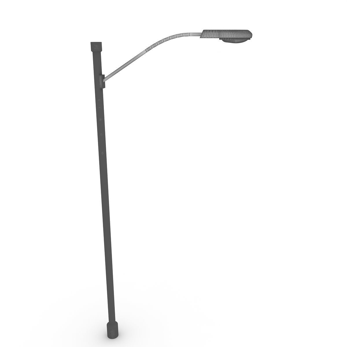 Streetlight street lamp 3D model_5