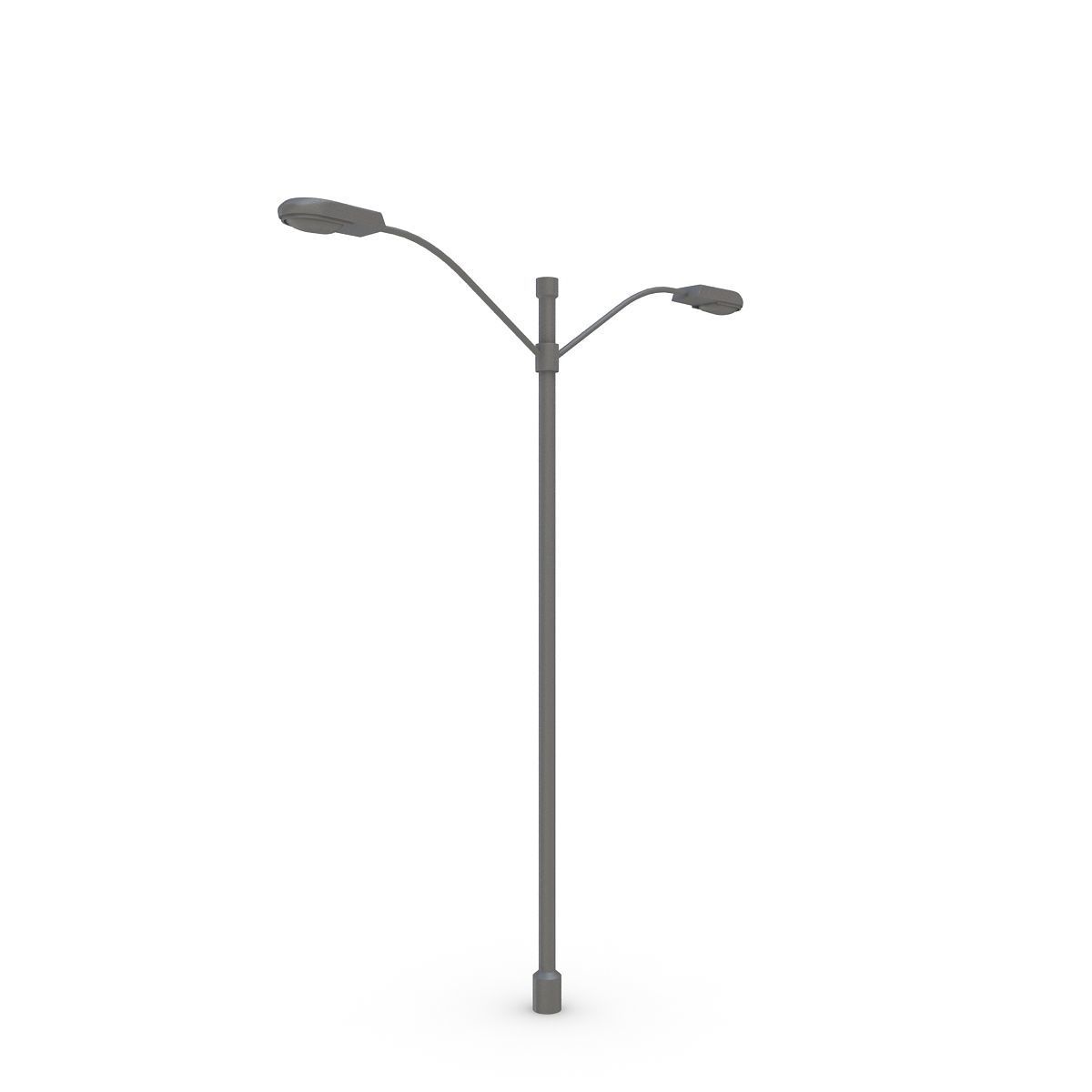 Streetlight 2 street lamp 3D model_4